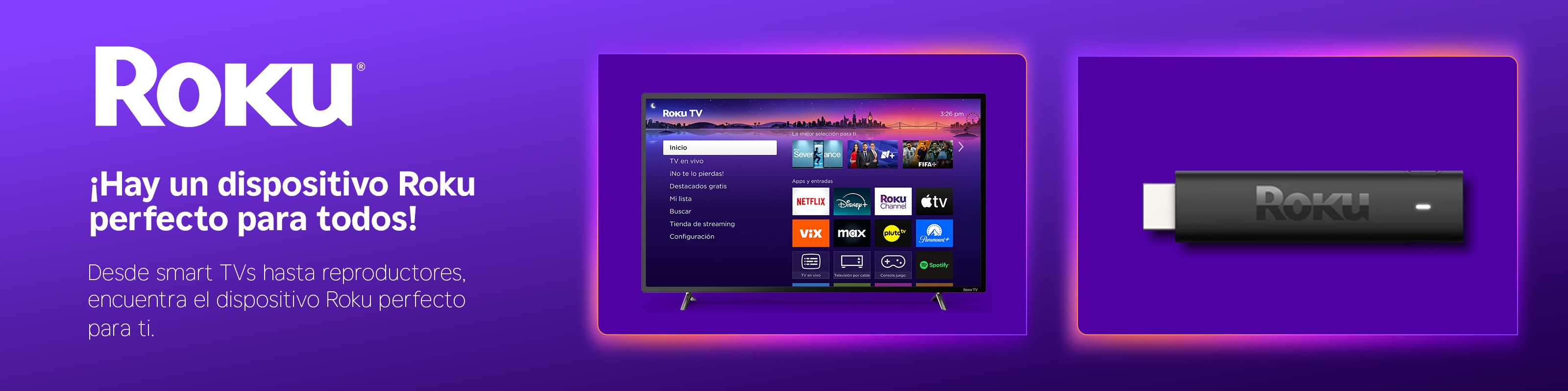 Dispositivos Roku